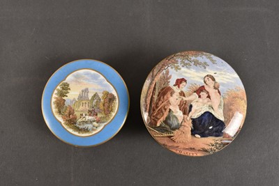 Lot 317 - Pratt Ware - Pot Lids