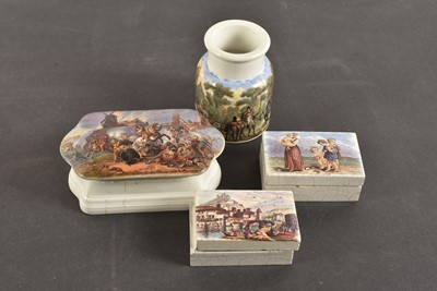 Lot 319 - Pratt Ware - Pot Lids