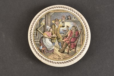 Lot 322 - Pratt Ware - Pot Lid