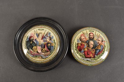 Lot 325 - Pratt Ware - Pot Lids