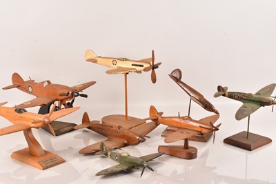 Lot 339 - A collection of wooden Plane models