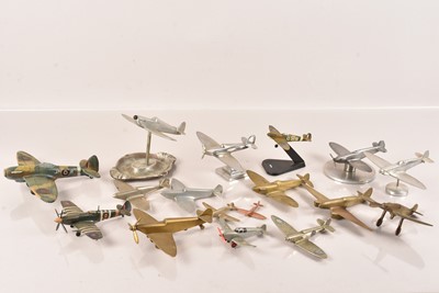 Lot 340 - A collection of small Spitfire Models