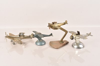 Lot 345 - Four Aeroplane shaped Table Lighters