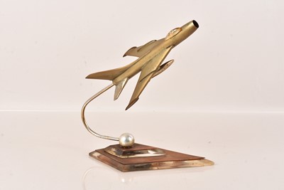 Lot 350 - A Desk model of a Soviet Era Fighter Jet