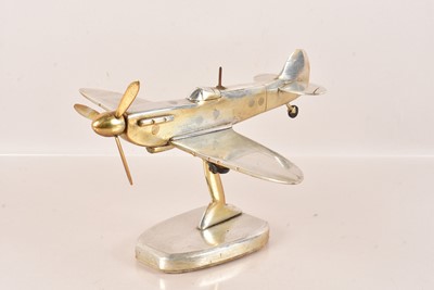 Lot 351 - An Alloy model of a Spitfire