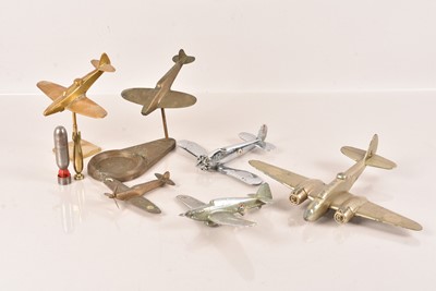 Lot 357 - A group of Aeroplane Desk Ornaments