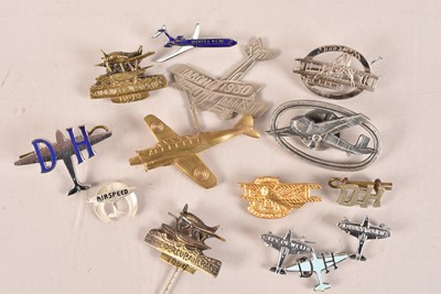 Lot 366 - A collection of Aeroplane badges