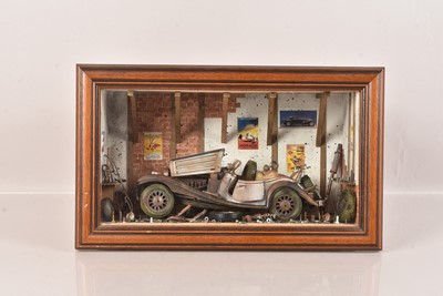 Lot 389 - A boxed Diorama by Classic Car Art Limited