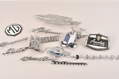 Lot 407 - A collection of Automotive Badges