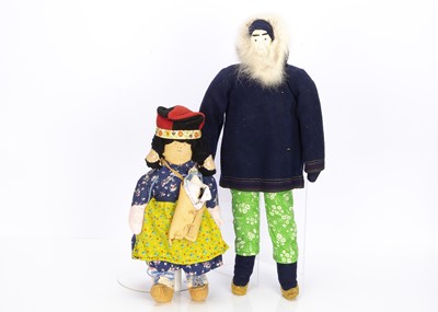 Lot 1336 - A Canadian Inuit Eskimo doll by Keeook