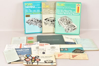 Lot 420 - A collection of Motoring ephemera