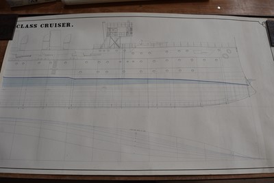 Lot 474 - Second Class Destroyer Drawerings
