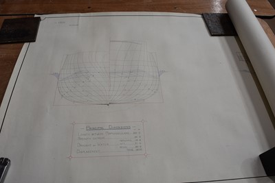Lot 474 - Second Class Destroyer Drawerings