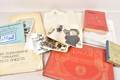 Lot 478 - A collection of Maritime paperwork and ephemera