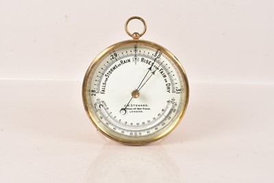 Lot 487 - A J.H.Steward Aneroid Barometer