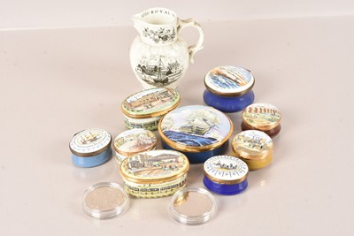 Lot 503 - A selection of Maritime and Railway related Pill Boxes