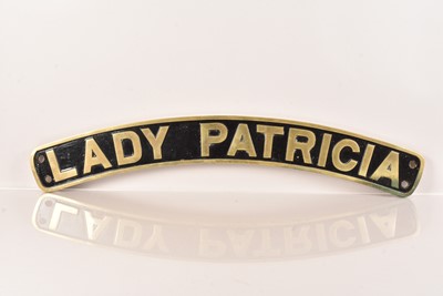 Lot 519 - A Ships/Boats cast metal name plate