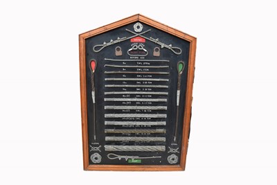 Lot 520 - An Interesting Wire Rope Display