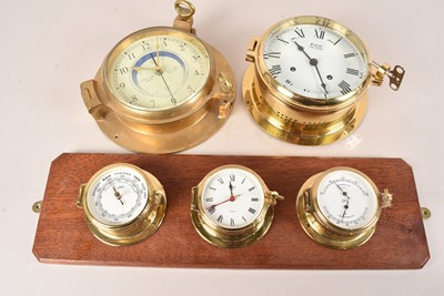 Lot 527 - A Ships Bulkhead Tide Clock