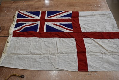Lot 532 - A Broad Arrow Marked White Ensign Flag