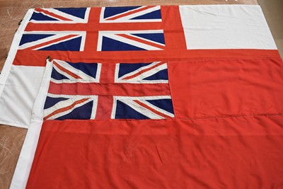 Lot 534 - A large White Ensign Flag