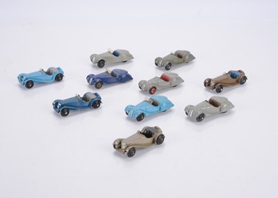 Lot 11 - Dinky Toys 38f Jaguar SS100 & 38a Frazer Nash