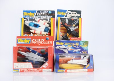 Lot 34 - Dinky Toy Space Ships