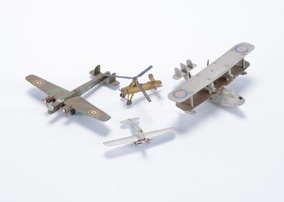 Lot 37 - Pre-War Dinky Toy Aircraft