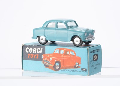 Lot 48 - A Corgi Toys 201 Austin Cambridge Saloon
