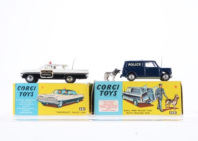 Lot 65 - Corgi Toys Police Vehicles