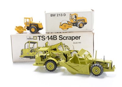 Lot 101 - Conrad 1:40 Scale Terex TS-14B Scraper Nr.411