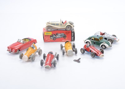 Lot 109 - Schuco Diecast Clockwork Micro Racers