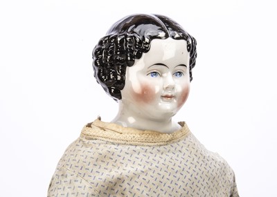 Lot 1360 - A 19th century Alt Beck & Gottschalck china shoulder head doll