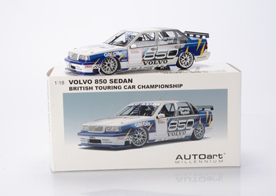 Lot 114 - AUTOart Millennium Series 1:18 Scale Volvo 850 Sedan BTCC 1995 Presentation Car (R.Rydell/T.Harvey)