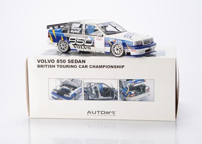Lot 114 - AUTOart Millennium Series 1:18 Scale Volvo 850 Sedan BTCC 1995 Presentation Car (R.Rydell/T.Harvey)