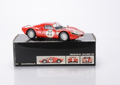 Lot 116 - Minichamps 1:18 Scale Porsche 904 GTS 24h Le Mans 1964 (Muller/Sage)