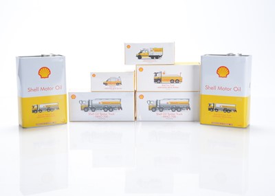 Lot 124 - TINY by Toyeast Ltd 1:64 - 1:76 Scale Shell Motor Oil Vehicles