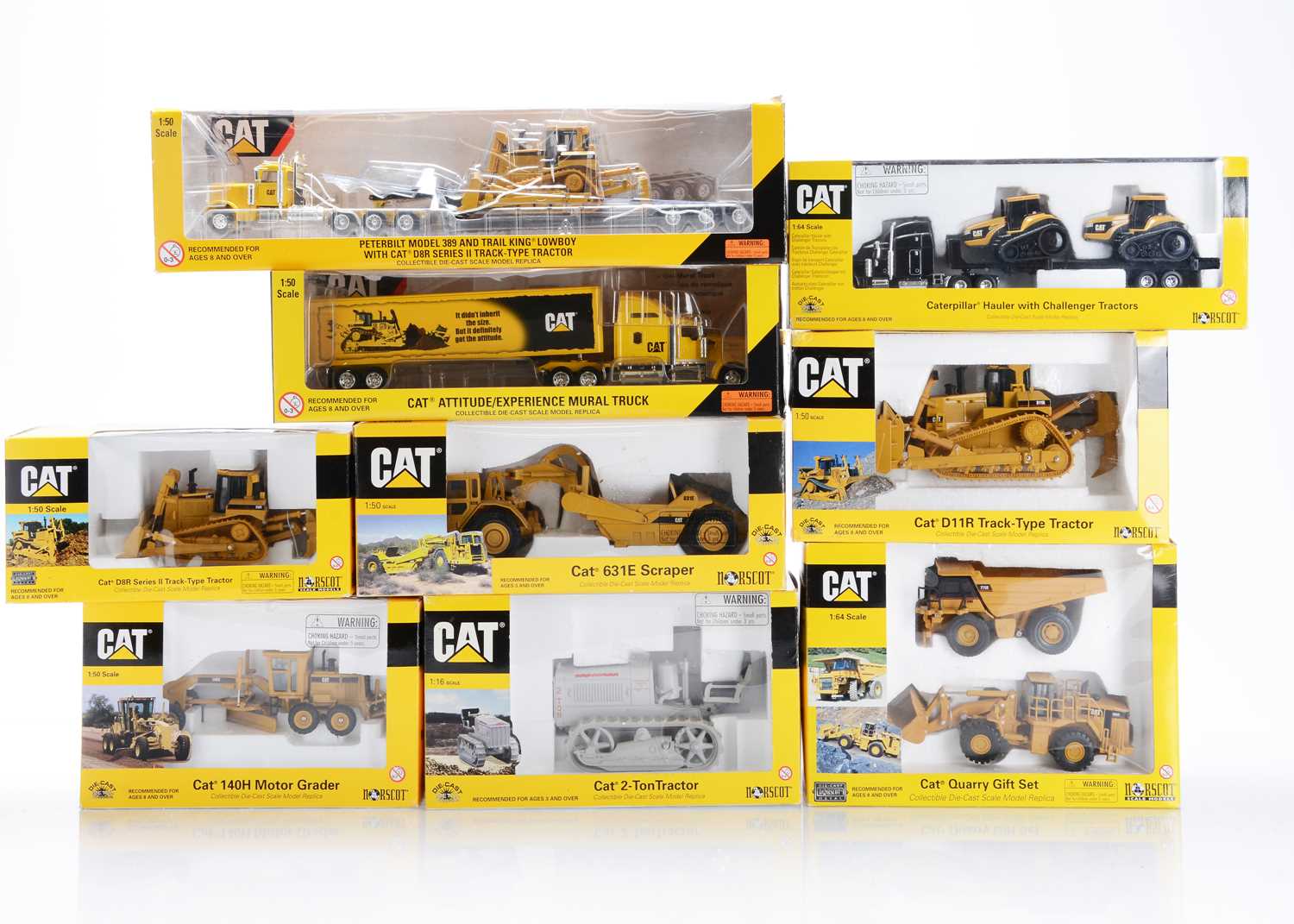 Lot 129 - Norscot CAT Heavy Equipment Models