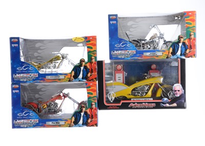 Lot 142 - Joyride & Toy Zone 1:10 Scale Motorcycles