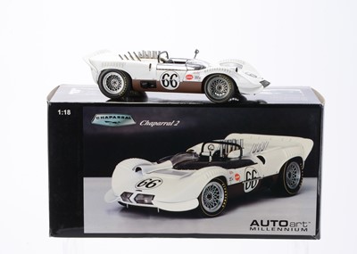 Lot 149 - AUTOart Millennium Series 1:18 Scale Chaparral 2 Sport Pacer 1965 #66
