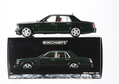 Lot 157 - Minichamps 1:18 Scale Bentley Arnage T 2002 (Metallic Green)