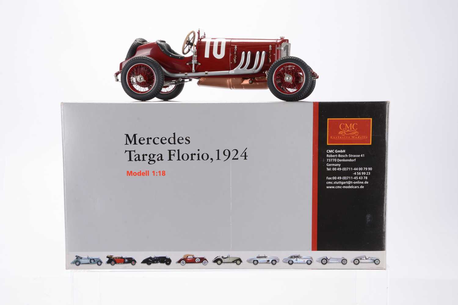 Lot 172 - A CMC 1:18 Scale Mercedes Targa Florio 1924