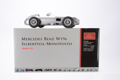 Lot 173 - A CMC 1:18 Scale Mercedes-Benz W196 Silberpfeil-Monoposto 1954