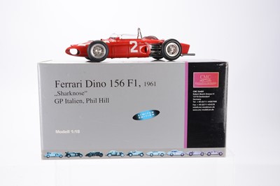 Lot 174 - A CMC 1:18 Scale Ferrari Dino 156 F1 1961 Sharknose GP Italien Phil Hill