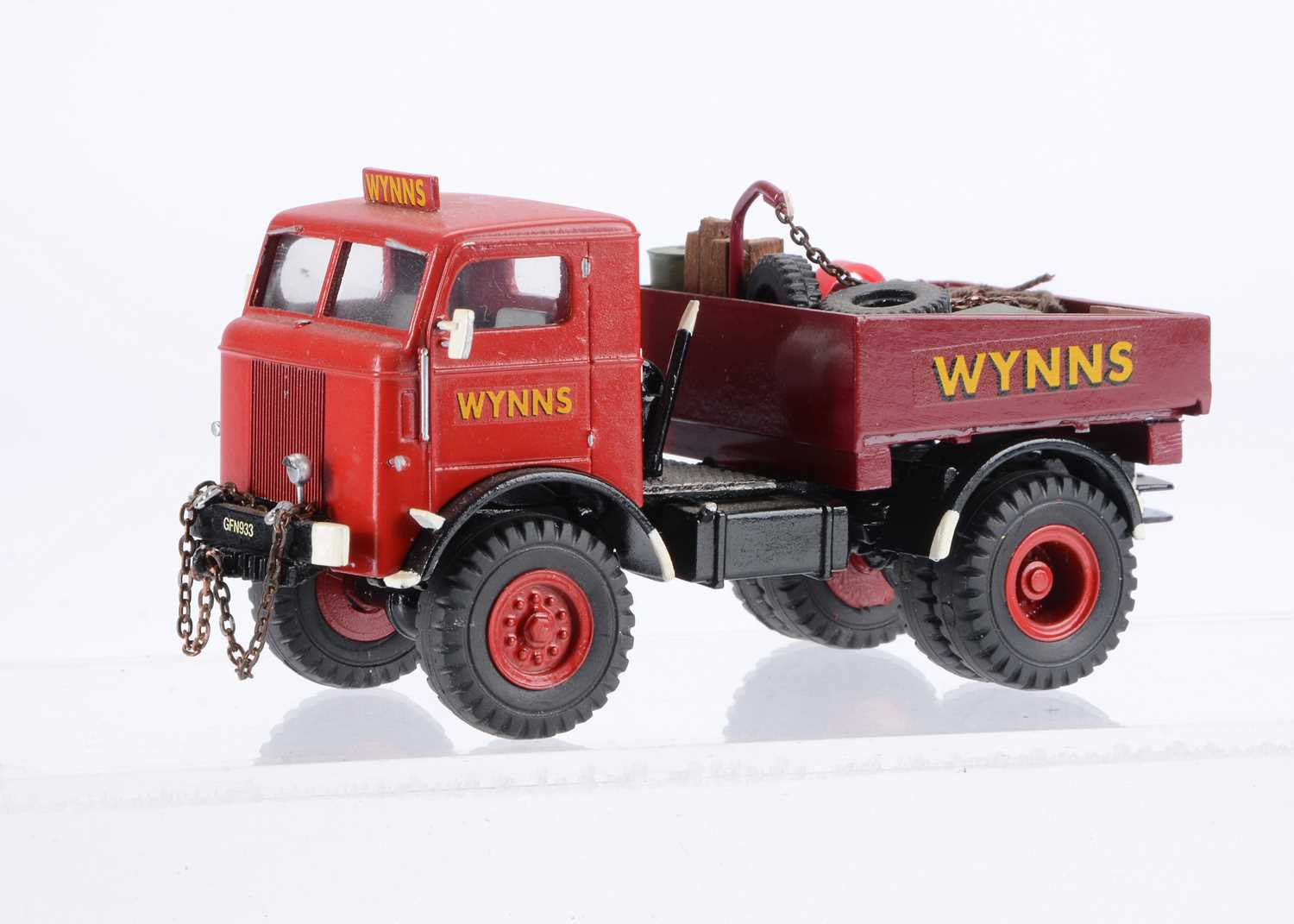 Lot 185 - ASAM Models 1:48 Scale White Metal FWD SU-COE Log Carrier Tractor 'Wynns'