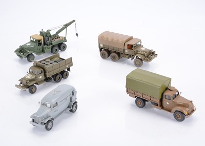 Lot 194 - White Metal & Resin 1:48 Scale Military Vehicles
