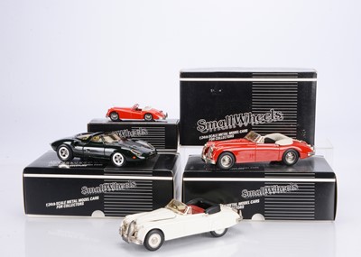 Lot 212 - Western Models 1:24 & 1:43 Scale White Metal Small Wheels Series Jaguars