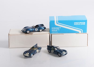 Lot 217 - Ian Burkinshaw Built 1:43 Scale Resin Jaguar Models