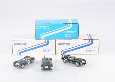 Lot 218 - Ian Burkinshaw Built 1:43 Scale Resin Jaguar Models