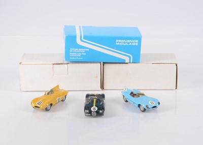 Lot 219 - Ian Burkinshaw Built 1:43 Scale Resin Jaguar Models
